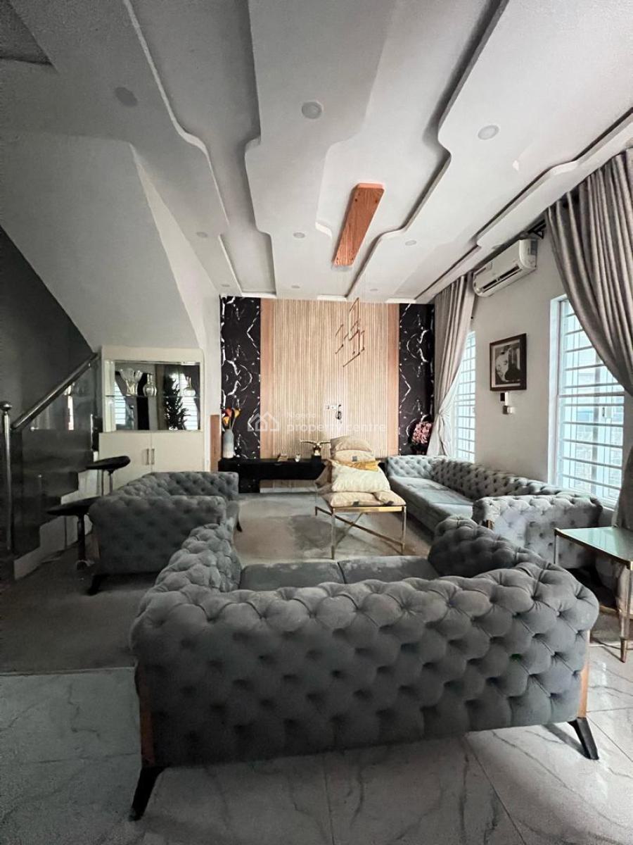 4 Bedrooms Fully Furnished Detached Duplex with Bq, Swimming Pool, Tulip Haven Estate, Chevron Alternative, Lekki, Lagos, Detached Duplex for Sale