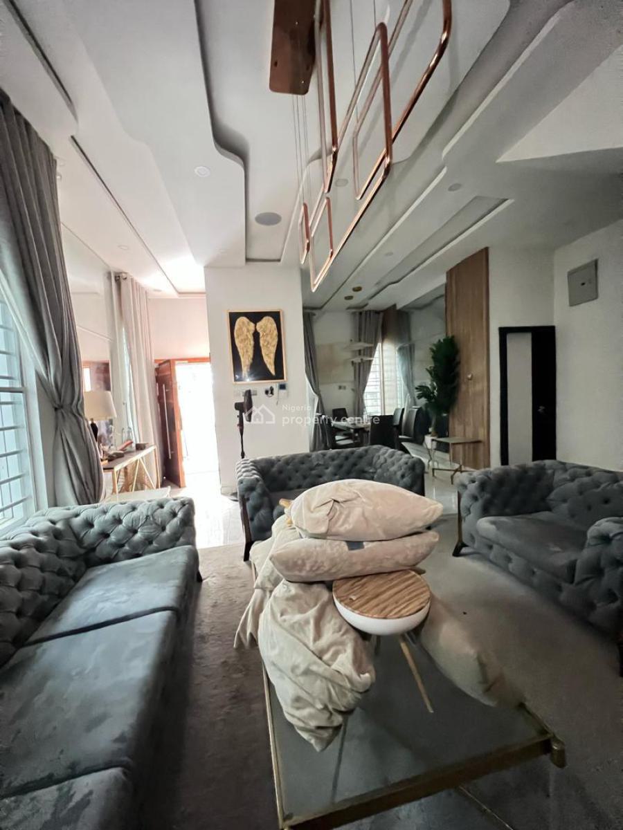 4 Bedrooms Fully Furnished Detached Duplex with Bq, Swimming Pool, Tulip Haven Estate, Chevron Alternative, Lekki, Lagos, Detached Duplex for Sale