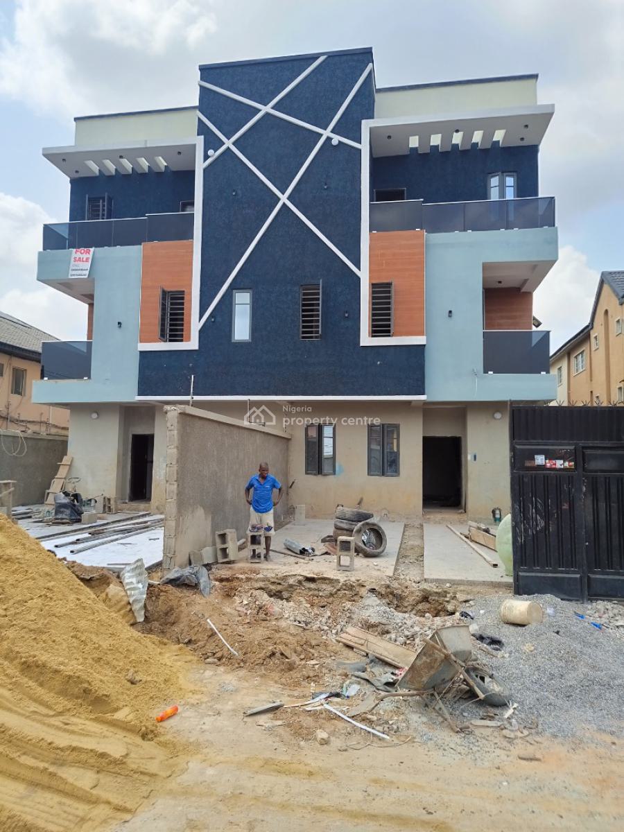 Newly Built Luxury and Spacious 4 Bedroom Semi Detached Duplex with Bq, Gbagada, Lagos, Semi-detached Duplex for Sale