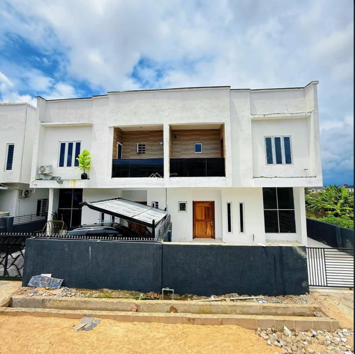 3bed Duplex with a Bq in an Estate with Pool, Play Area and Court, Ajah, Lagos, Semi-detached Duplex for Sale