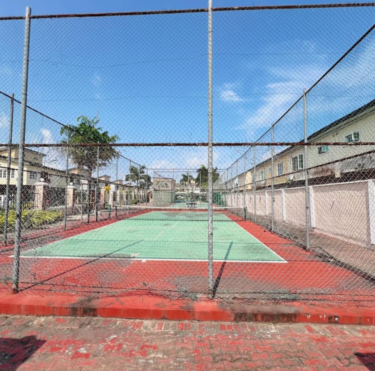 3bed Duplex with a Bq in an Estate with Pool, Play Area and Court, Ajah, Lagos, Semi-detached Duplex for Sale
