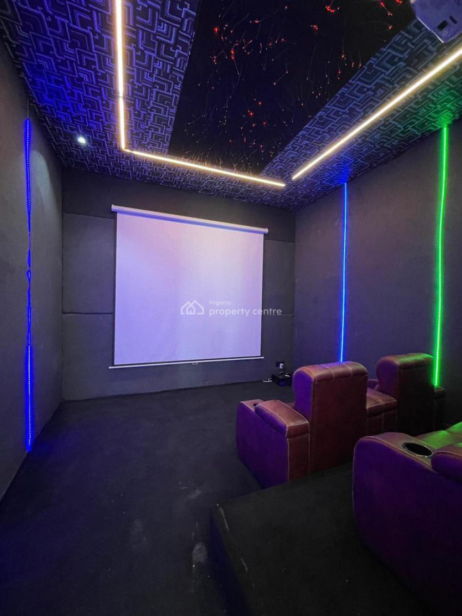 Luxury 6 Bed Luxury Home with Cinema, Swimming Pool, Roof Top Terrace, Chevron, Lekki, Lagos, Detached Duplex for Sale