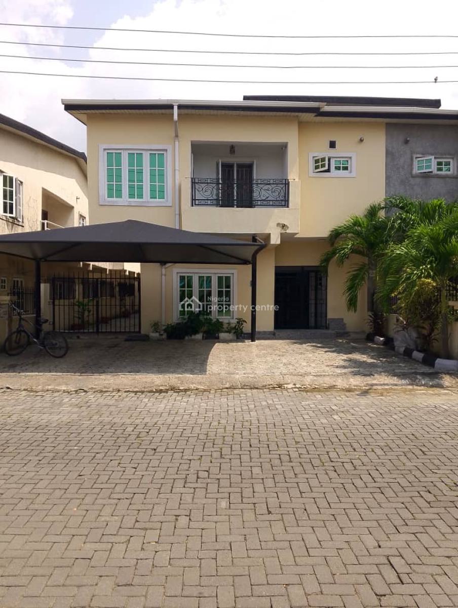 a Furnished 4 Bedroom with Bq in a Beautiful Estate, Garden Estate Off Abraham Adesanya, Ajah, Lagos, Semi-detached Duplex for Sale