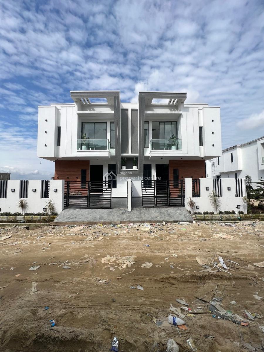 Luxury 4 Bed Semi Detached Duplex with Bq, Ajah, Lagos, Semi-detached Duplex for Sale