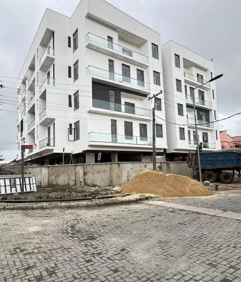 Spacious 2 Bedroom Apartment with Bq, Swimming Pool, Gym and Elevator, Lekkki, Lekki Phase 1, Lekki, Lagos, Flat / Apartment for Sale