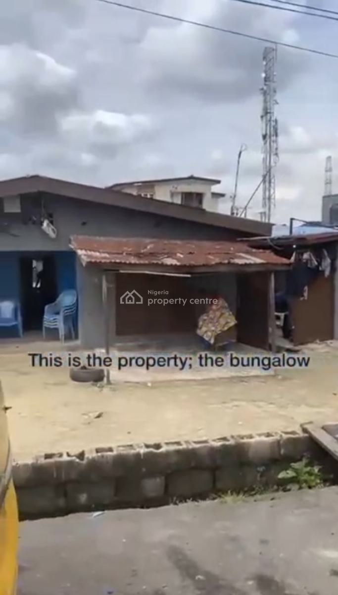 a Tenement Bungalow in a Calm Environment, Off Diya, Gbagada, Lagos, Residential Land for Sale