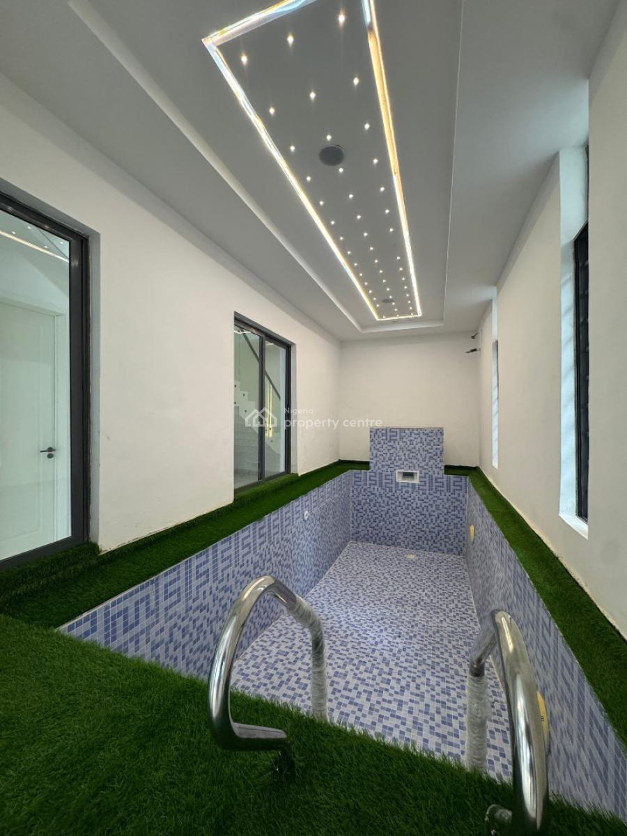 Magnificent 5 Bedroom Duplex with a Pool and Bq, Chevron, Lekki, Lagos, House for Sale