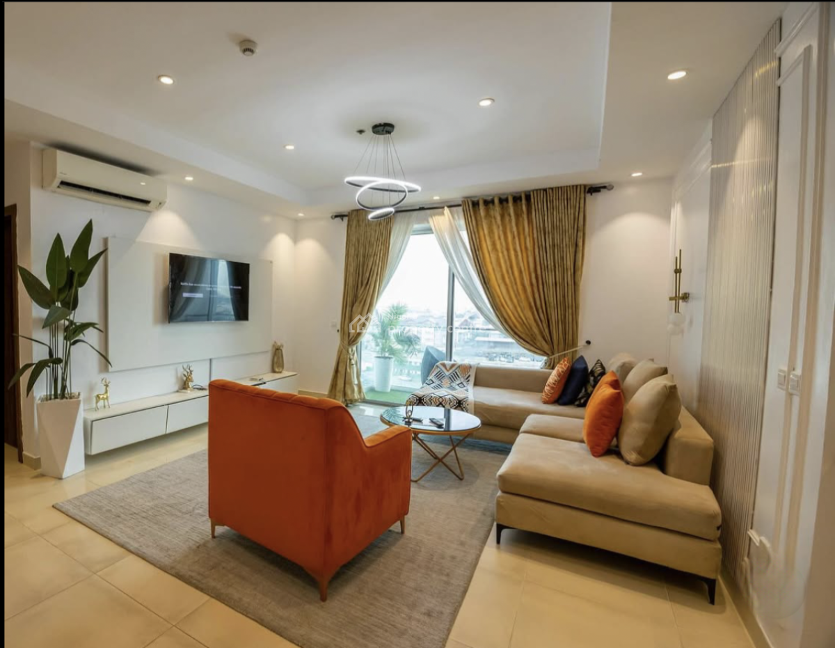 Oceanfront 2 Bedroom Apartment in a Serviced Estate, Marwa (right Side), Lekki Phase 1, Lekki, Lagos, Flat / Apartment for Rent
