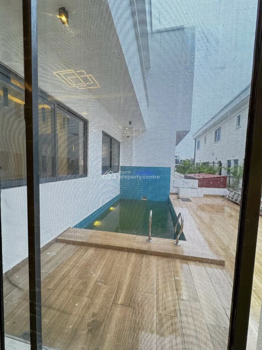 Spacious 5bedroom Semi Detached House with Pool and Bq, Ikate, Lekki, Lagos, Detached Duplex for Sale