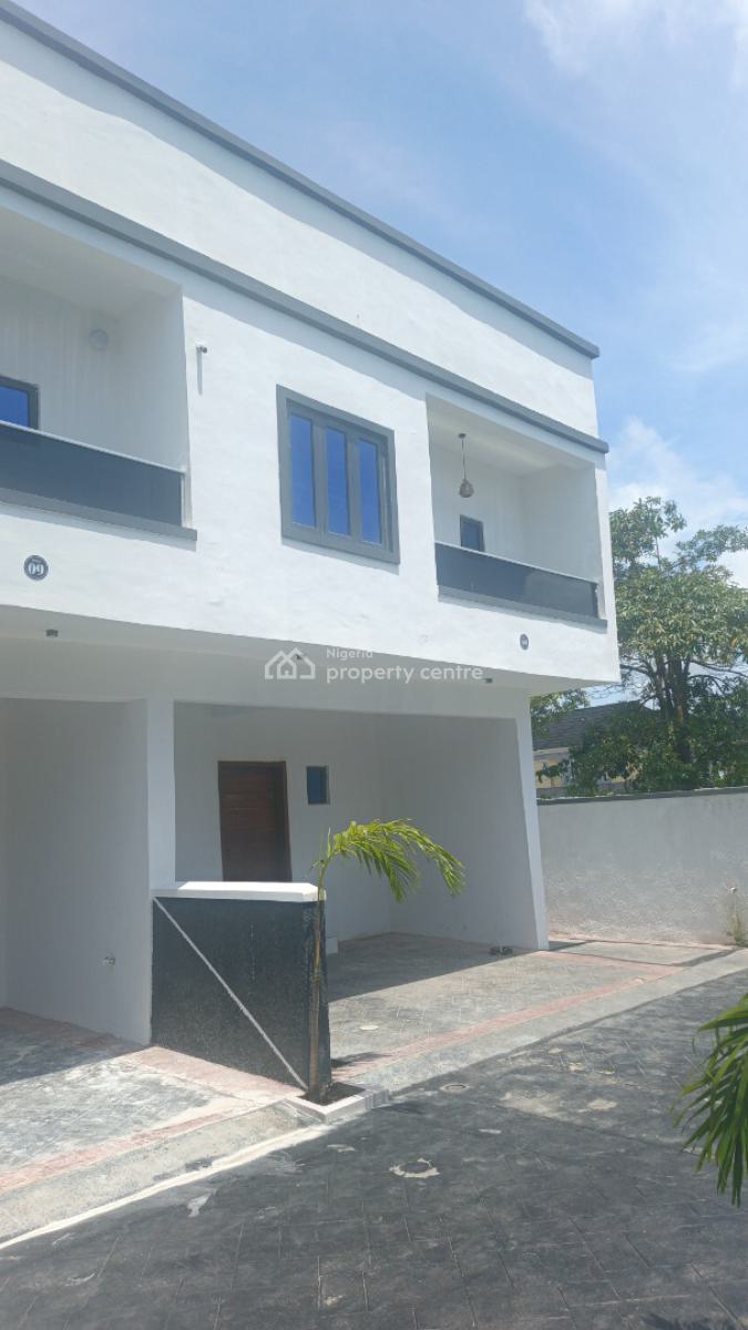 Luxury 4 Bedroom End-unit Terrace Duplex with Gym and Pool Access, Atlantic Nominee Estate/alasia, Ajah, Lagos, Terraced Duplex for Sale