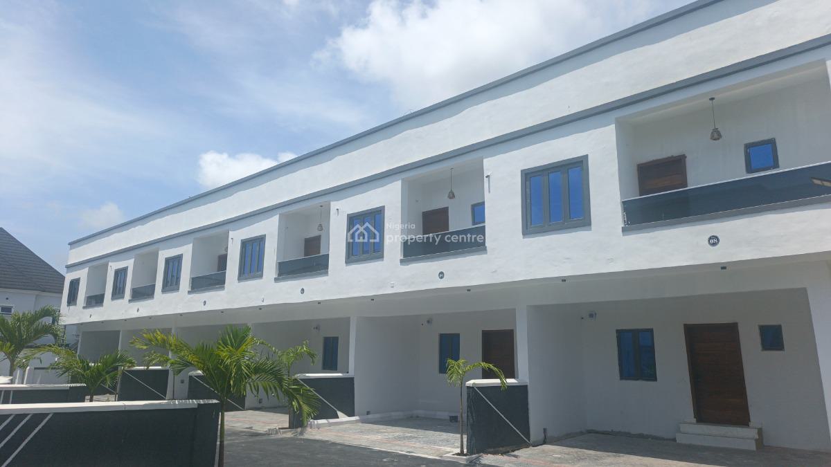 Luxury 4 Bedroom End-unit Terrace Duplex with Gym and Pool Access, Atlantic Nominee Estate/alasia, Ajah, Lagos, Terraced Duplex for Sale