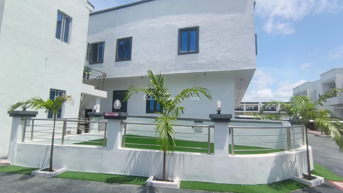 Luxury 4 Bedroom End-unit Terrace Duplex with Gym and Pool Access, Atlantic Nominee Estate/alasia, Ajah, Lagos, Terraced Duplex for Sale