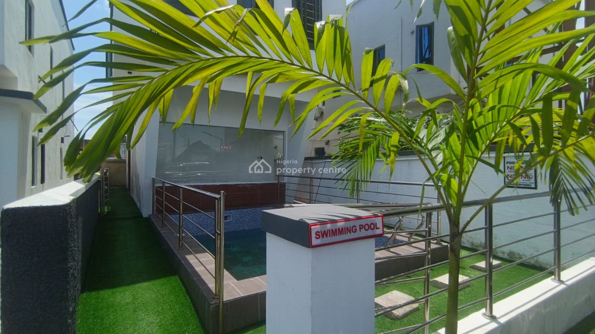 Luxury 4 Bedroom End-unit Terrace Duplex with Gym and Pool Access, Atlantic Nominee Estate/alasia, Ajah, Lagos, Terraced Duplex for Sale