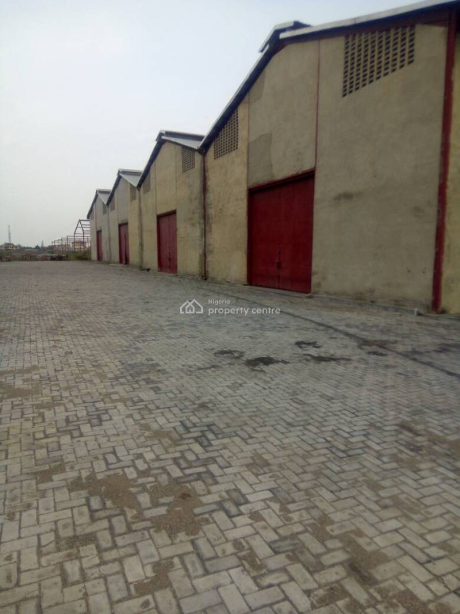 10 Warehouses on 17,000sqm Land Opposite Tradefair, Abule Osun Bus Stop, Ojo, Lagos, Warehouse for Sale