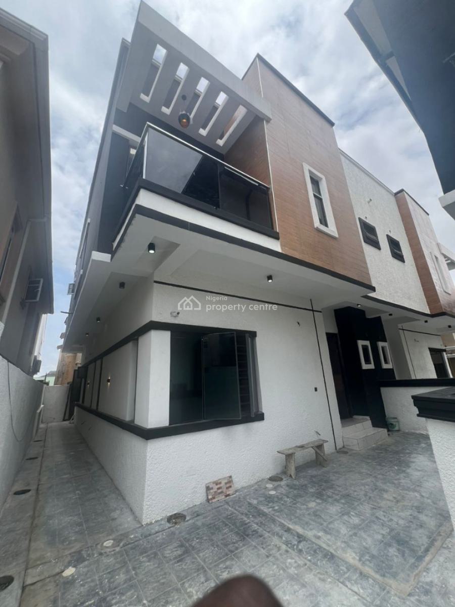 Brand New 4 Bedroom Semi-detached Duplex with Bq, Chevron Drive, Lekki, Lagos, Semi-detached Duplex for Sale