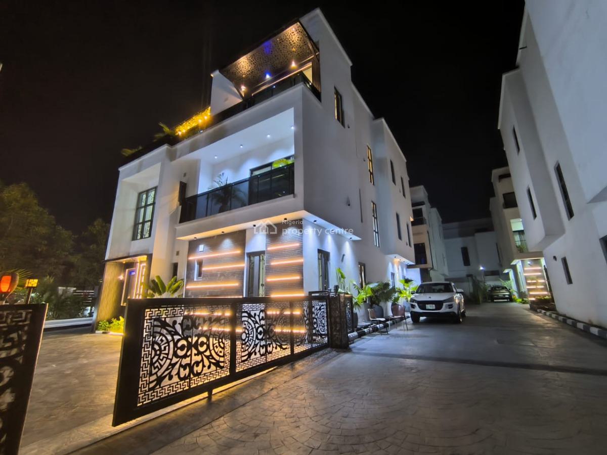 Luxury, Smart, 5 Bedroom Fully Detached Duplex and Bq, Swimming Pool, Kado, Abuja, Detached Duplex for Sale