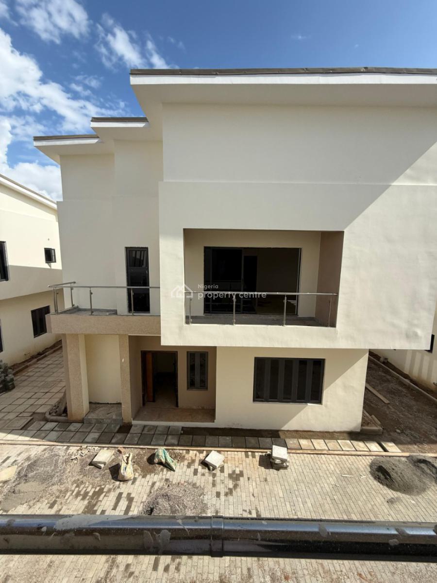 5 Bedroom with a Room Bq, By Aduvie  School Behind Living Faith Church, Jahi, Abuja, Detached Duplex for Rent