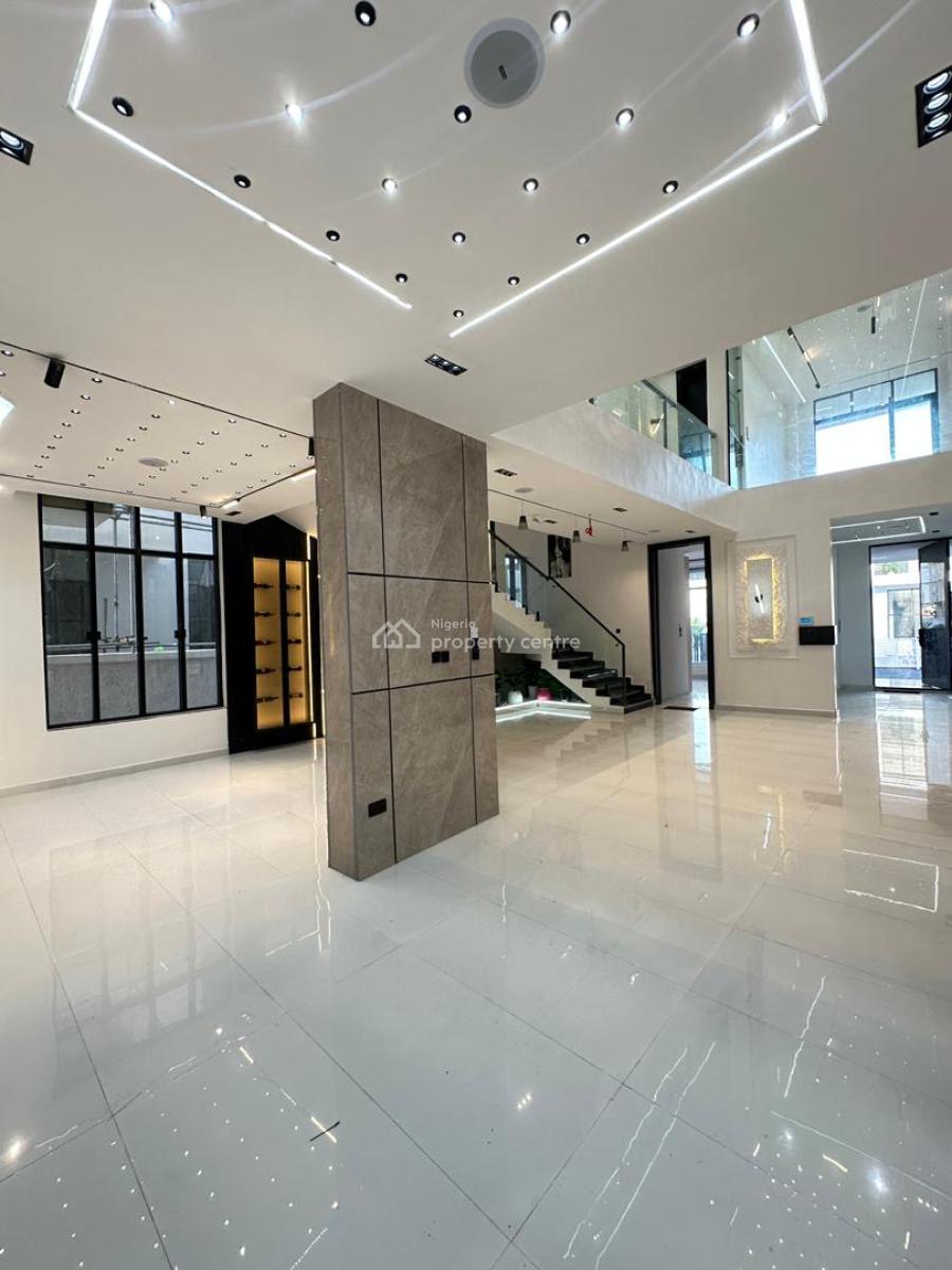 Spacious 6 Bedroom Fully Detached Duplex with Bq, Cinema, Chevron, Lekki, Lagos, Detached Duplex for Sale