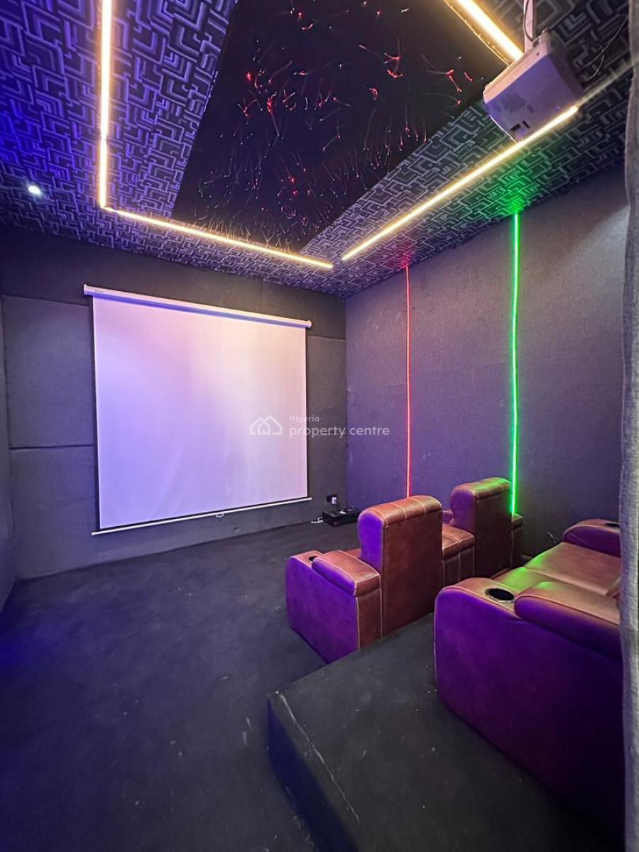 Spacious 6 Bedroom Fully Detached Duplex with Bq, Cinema, Chevron, Lekki, Lagos, Detached Duplex for Sale