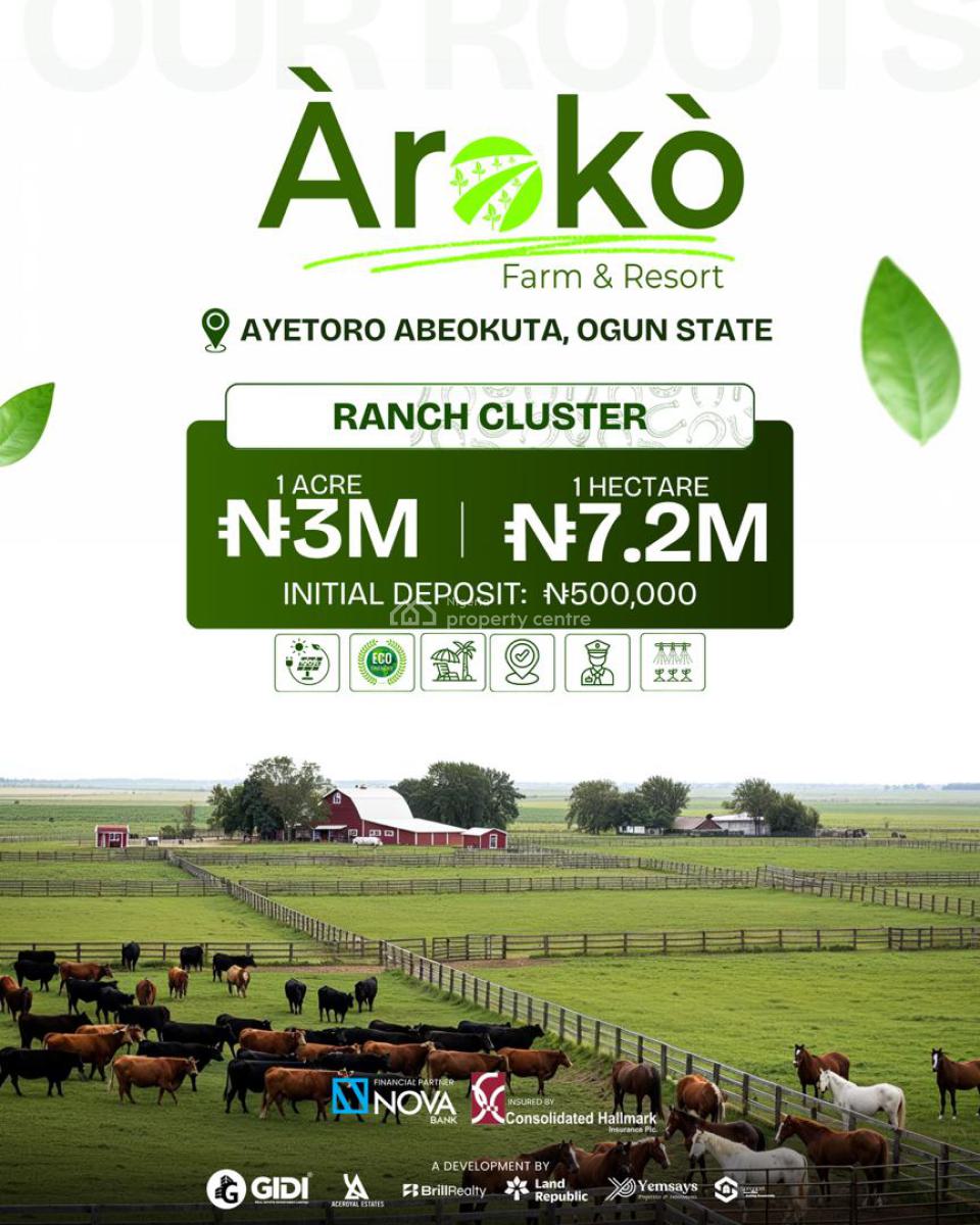 Arokò Is Where Farming Meets Lifestyle,, Aiyetoro, Abeokuta North, Ogun, Commercial Land for Sale