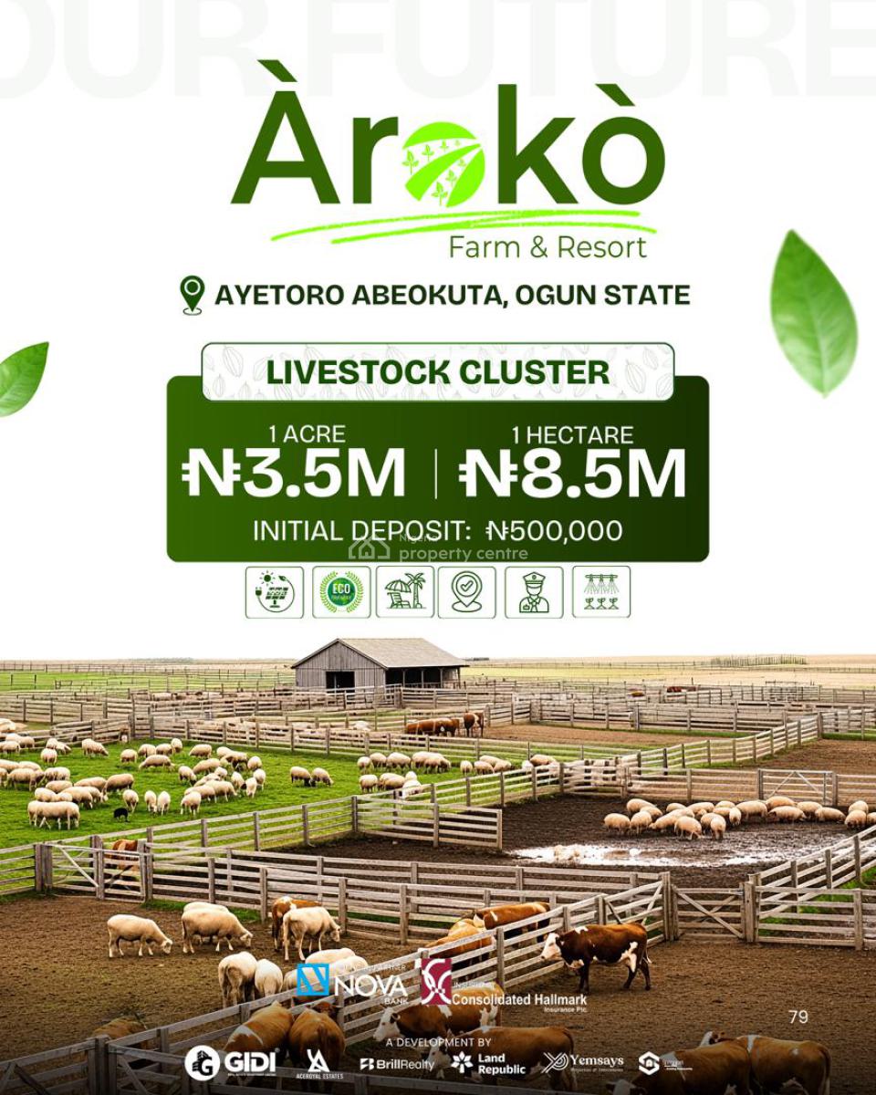 Arokò Is Where Farming Meets Lifestyle,, Aiyetoro, Abeokuta North, Ogun, Commercial Land for Sale
