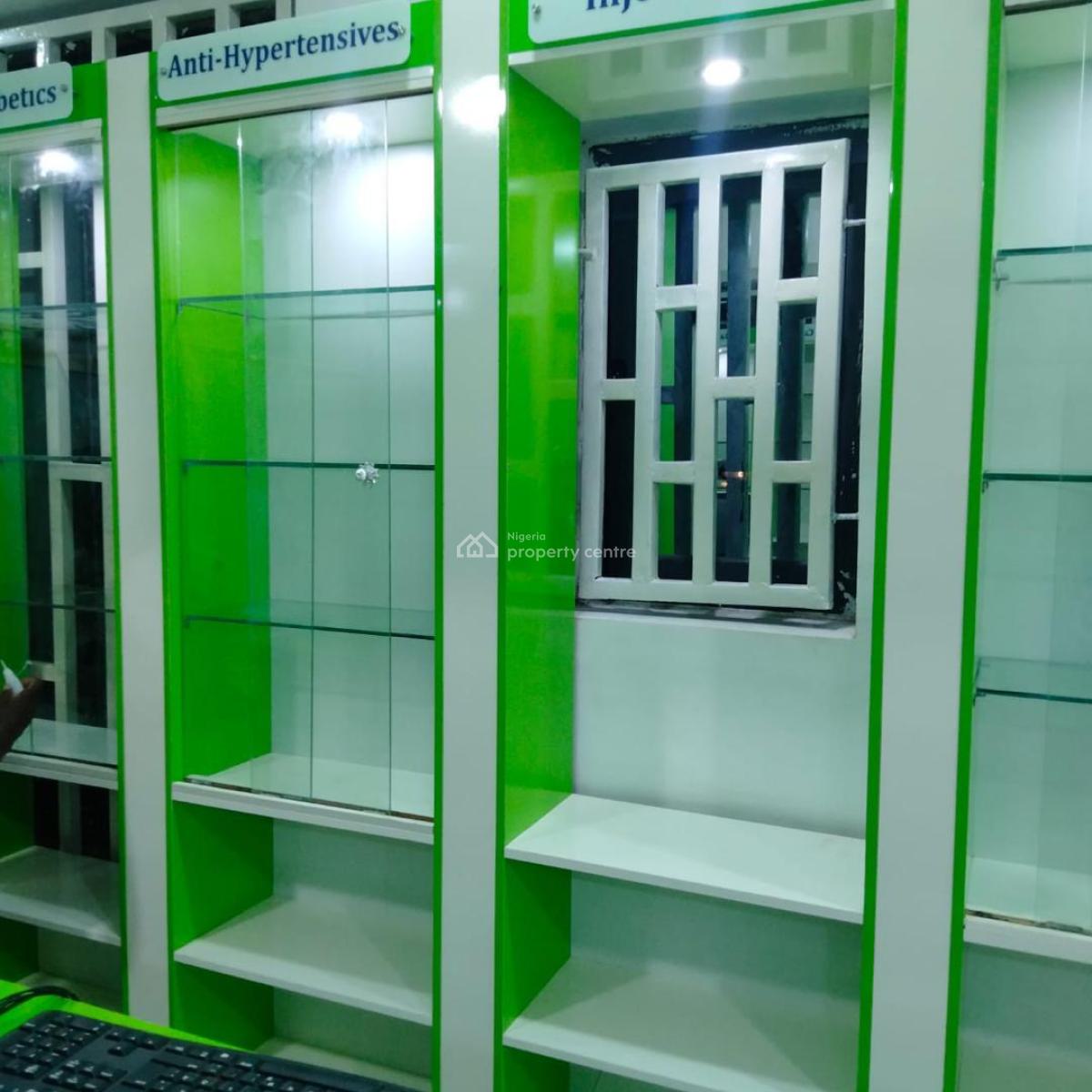 an Existing Pharmacy on About 30 Square Meters, Stepone Project Estate, Federal Housing, Kubwa, Abuja, Terraced Bungalow for Sale