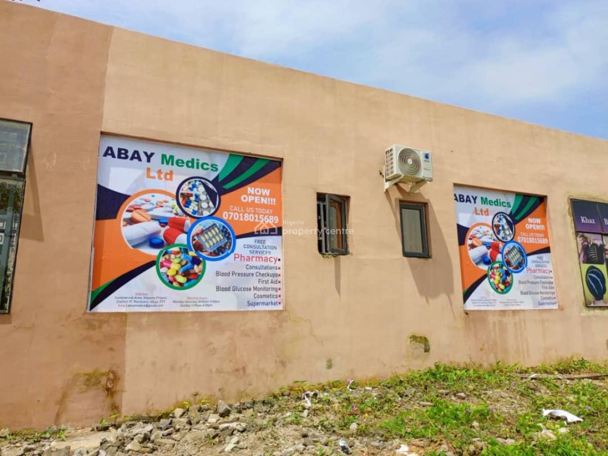 an Existing Pharmacy on About 30 Square Meters, Stepone Project Estate, Federal Housing, Kubwa, Abuja, Terraced Bungalow for Sale