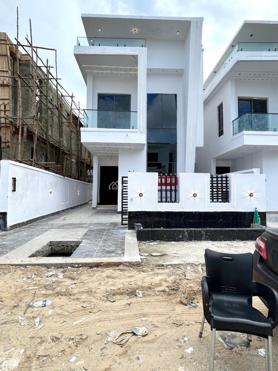 Contemporary 4 Bedroom Detached Duplex with Bq, Captains Court, Ajah, Lagos, Detached Duplex for Sale