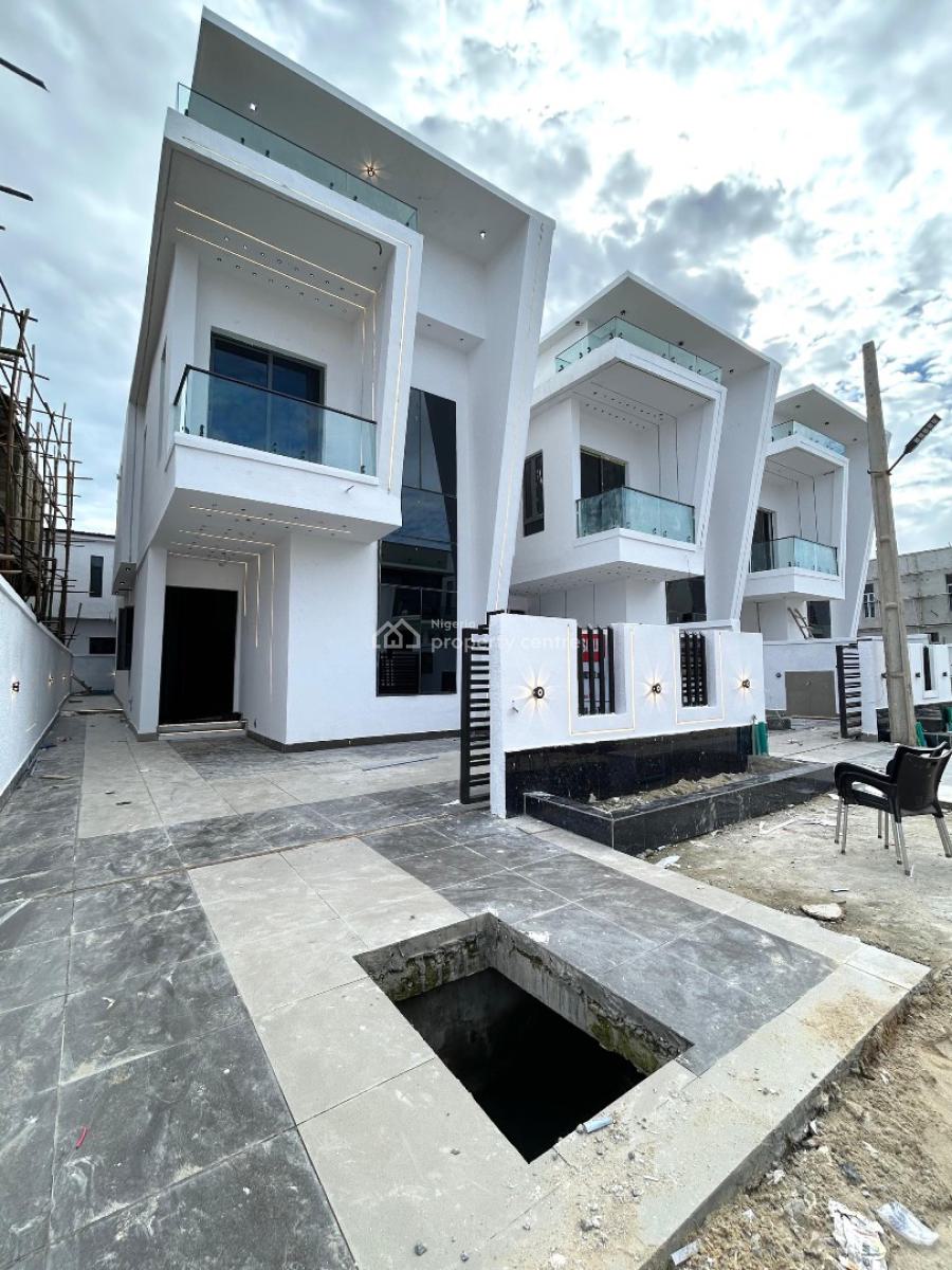 Contemporary 4 Bedroom Detached Duplex with Bq, Captains Court, Ajah, Lagos, Detached Duplex for Sale