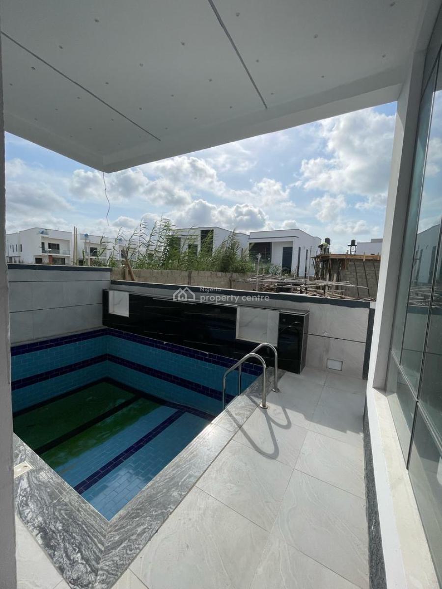 5 Bedroom Fully Detached Duplex with Bq, Pool and Study Room, Ajah, Lagos, Detached Duplex for Sale