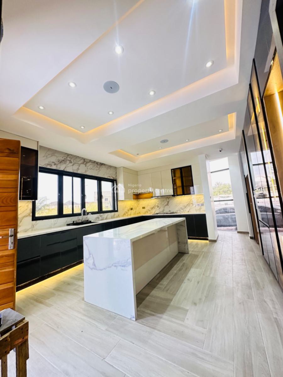 Contemporary 5bedrooms Detached Duplex Pool , Cinema& Swimming Pool, Royal Garden Estate, Lekki, Lagos, Detached Duplex for Sale