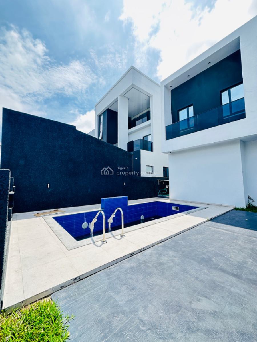 Contemporary 5bedrooms Detached Duplex Pool , Cinema& Swimming Pool, Royal Garden Estate, Lekki, Lagos, Detached Duplex for Sale