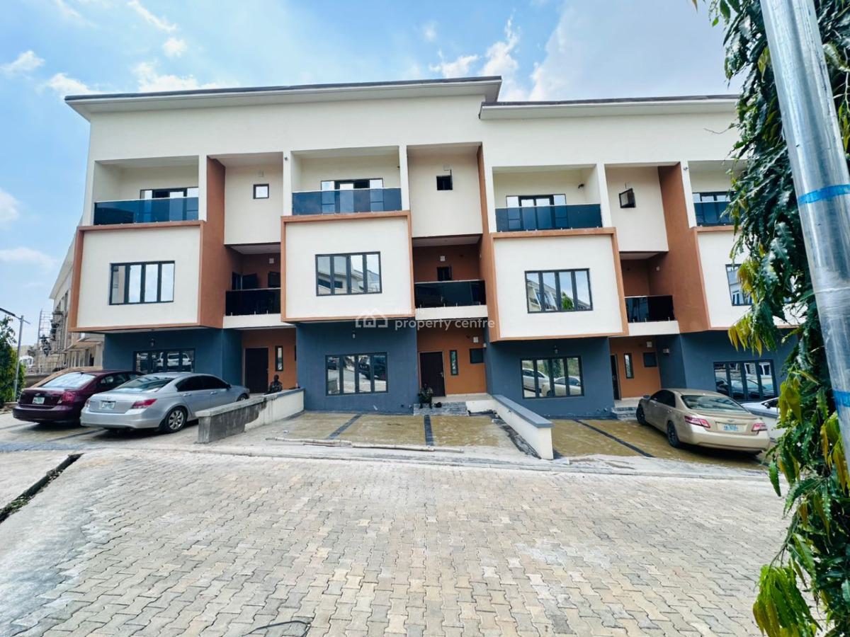 Mordern and Exclusive 4-bedroom Terraced Duplex with Bq, Wuye, Abuja, Terraced Duplex for Sale