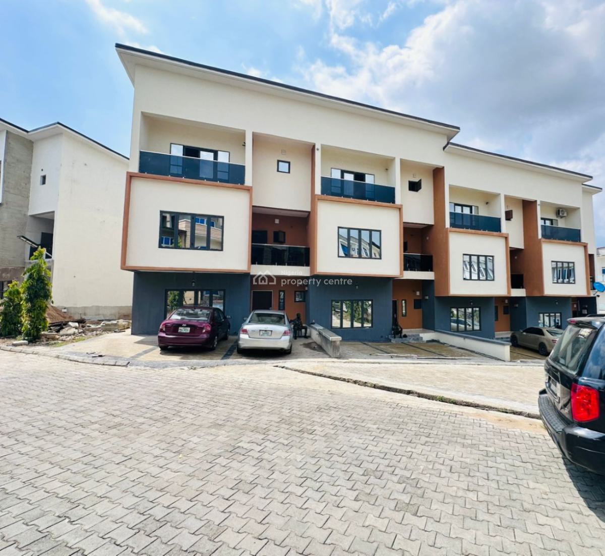 Mordern and Exclusive 4-bedroom Terraced Duplex with Bq, Wuye, Abuja, Terraced Duplex for Sale