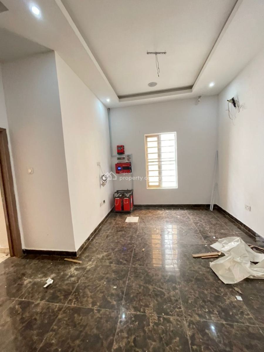 Clean Upstairs Room with Solar Power, Orchid Opposite Orchid Hospital, Lekki, Lagos, Self Contain (single Rooms) for Rent