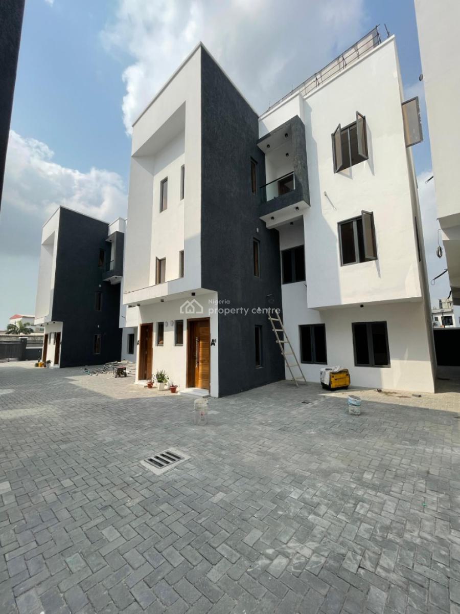 4 Bedrooms Terraced Duplex with Bq, Lekki Phase 1, Lekki, Lagos, Terraced Duplex for Rent