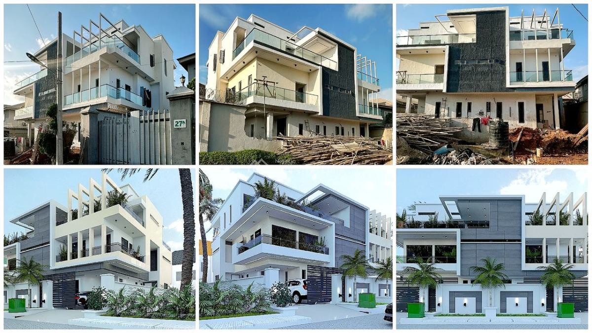 4 Bedroom Semi Detached Duplex a Semi Smart Home with 1 Bq, Gra Phase 1, Magodo, Lagos, Semi-detached Duplex for Sale