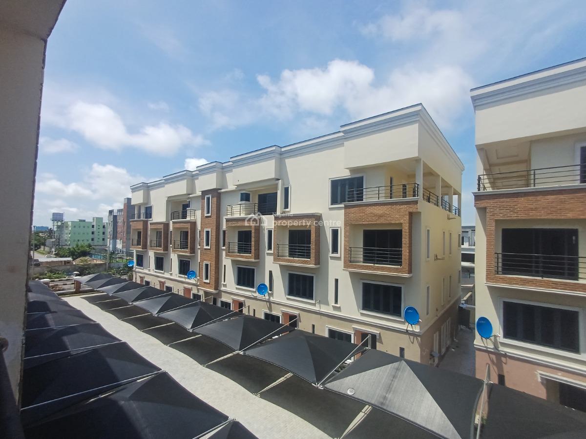 Newly Built 3 Bedroom Terrace Duplex with Bq, Off Hakeem Dickson, Lekki Phase 1, Lekki, Lagos, Terraced Duplex for Rent