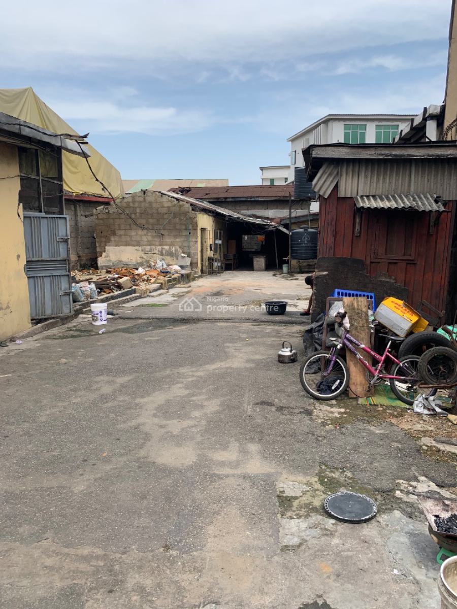 650 Sqmtrs of Land with a Demolishable Building, Idiroko Bus Stop, Maryland, Lagos, Commercial Land for Rent