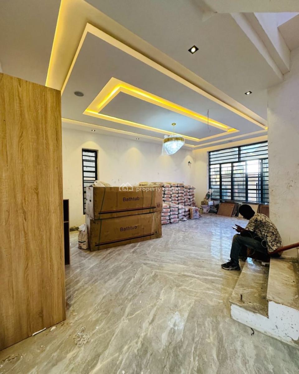 Alluring 5 Bedroom Fully Detached Duplex Plus Bq., Stunningly Designed Home with Bq in a Code to Access Estate, Omole Phase 2, Ikeja, Lagos, Detached Duplex for Sale