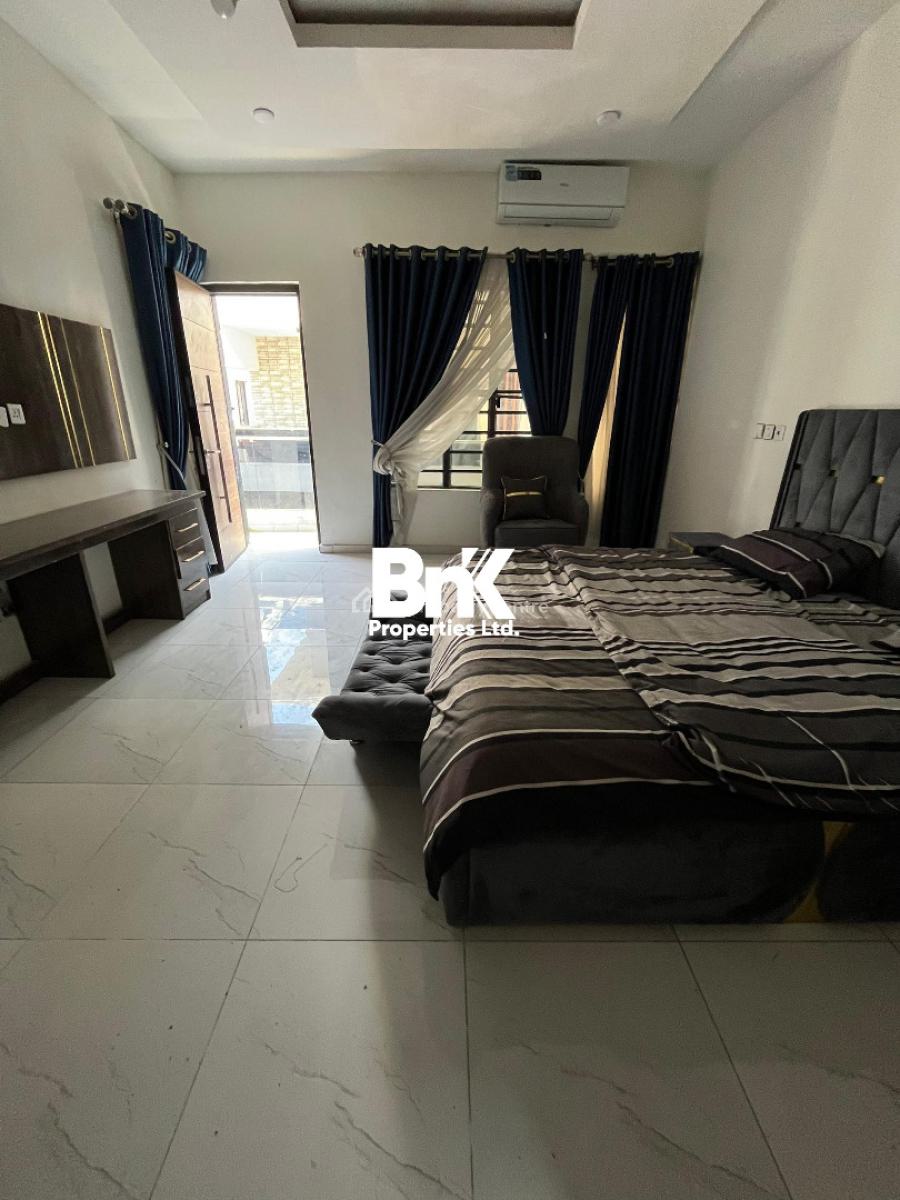 Fully Furnished 5-bedroom Semi-detached House with a Room Bq, Ikate, Lekki, Lagos, Semi-detached Duplex for Rent