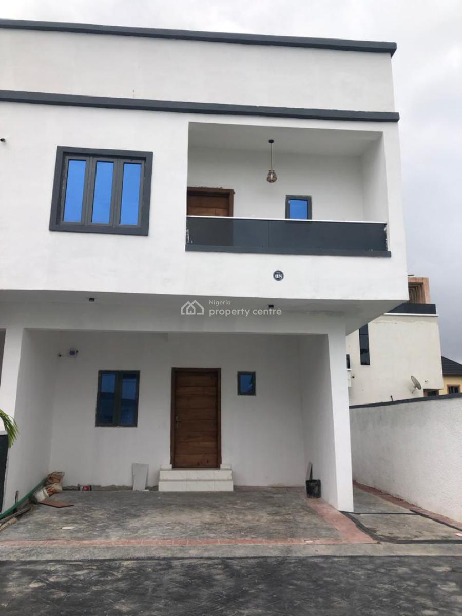 Executive 4 Bedroom Terrace Duplex, Military Zone, Atlantic Nominee Estates, General Paint, Lekki Phase 2, Lekki, Lagos, Terraced Duplex for Sale