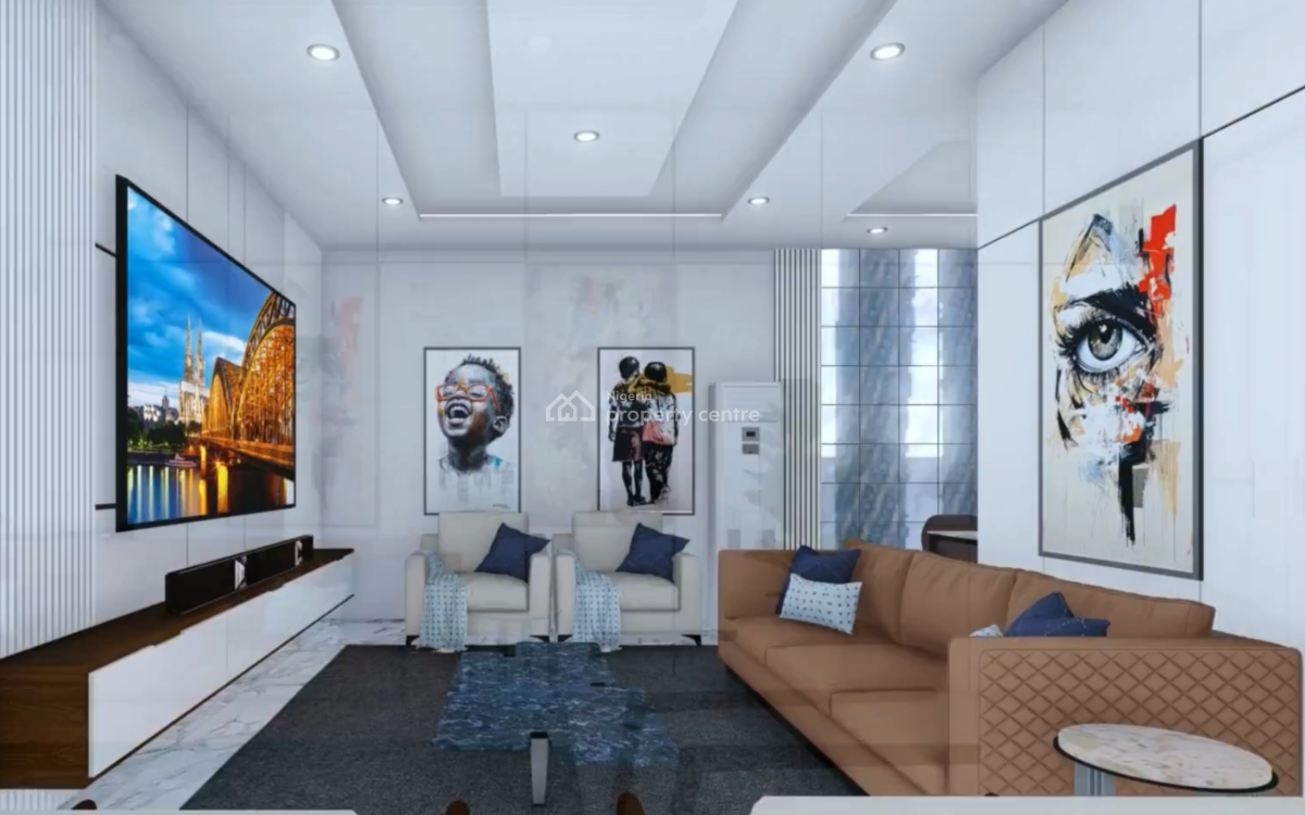 Luxury 2 Bedroom Apartment, Military Zone of The Atlantic Nominee Estates By General Paint Bustop, Lekki Phase 2, Lekki, Lagos, Flat / Apartment for Sale