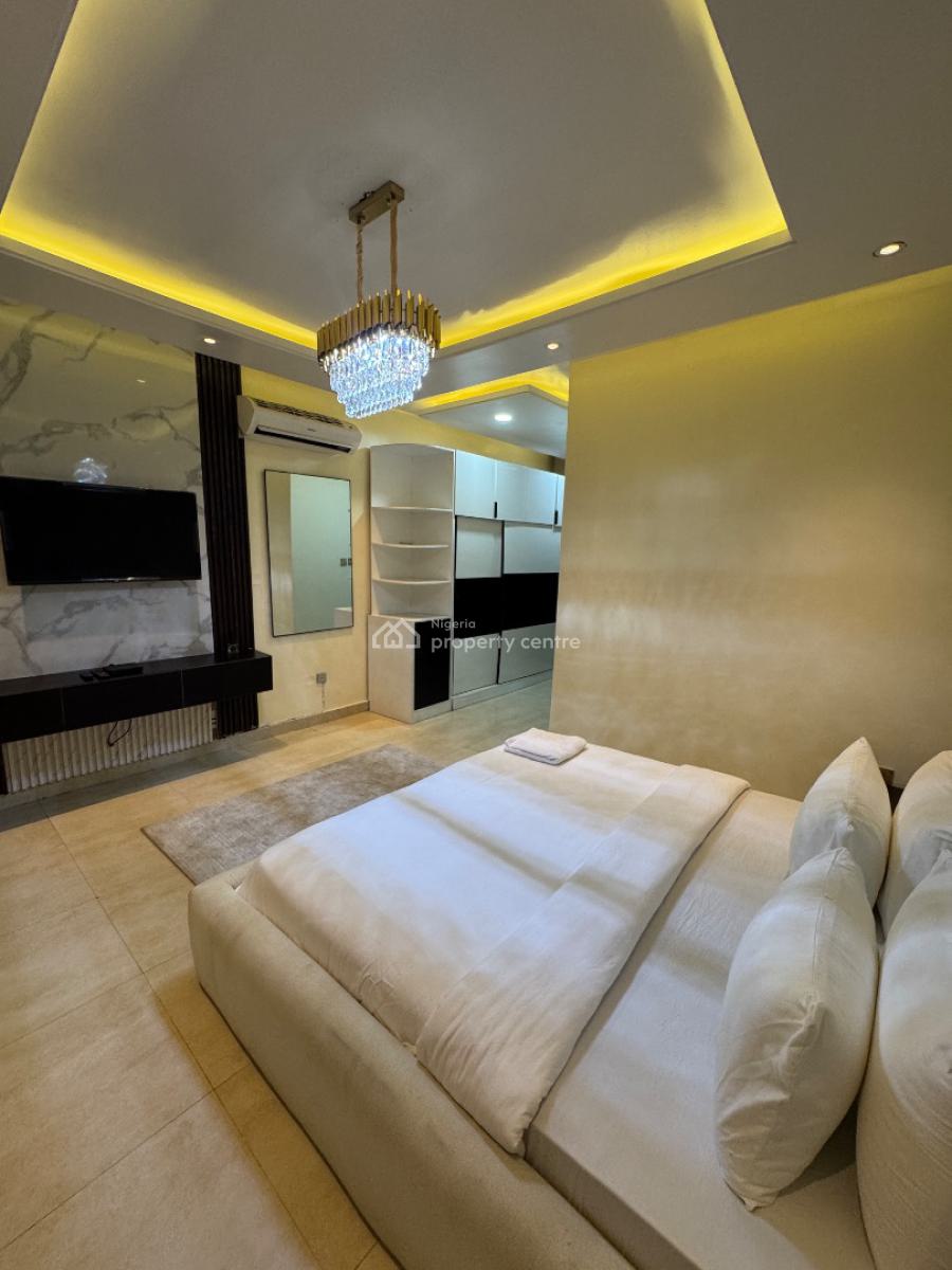 Beautiful 3 Bedroom Apartment  with Swimming Pool, Alexa & Elevator, Banana Island, Ikoyi, Lagos, Flat / Apartment Short Let