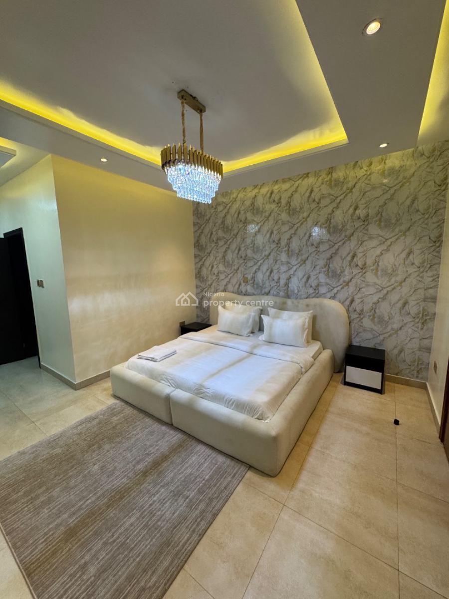 Beautiful 3 Bedroom Apartment  with Swimming Pool, Alexa & Elevator, Banana Island, Ikoyi, Lagos, Flat / Apartment Short Let