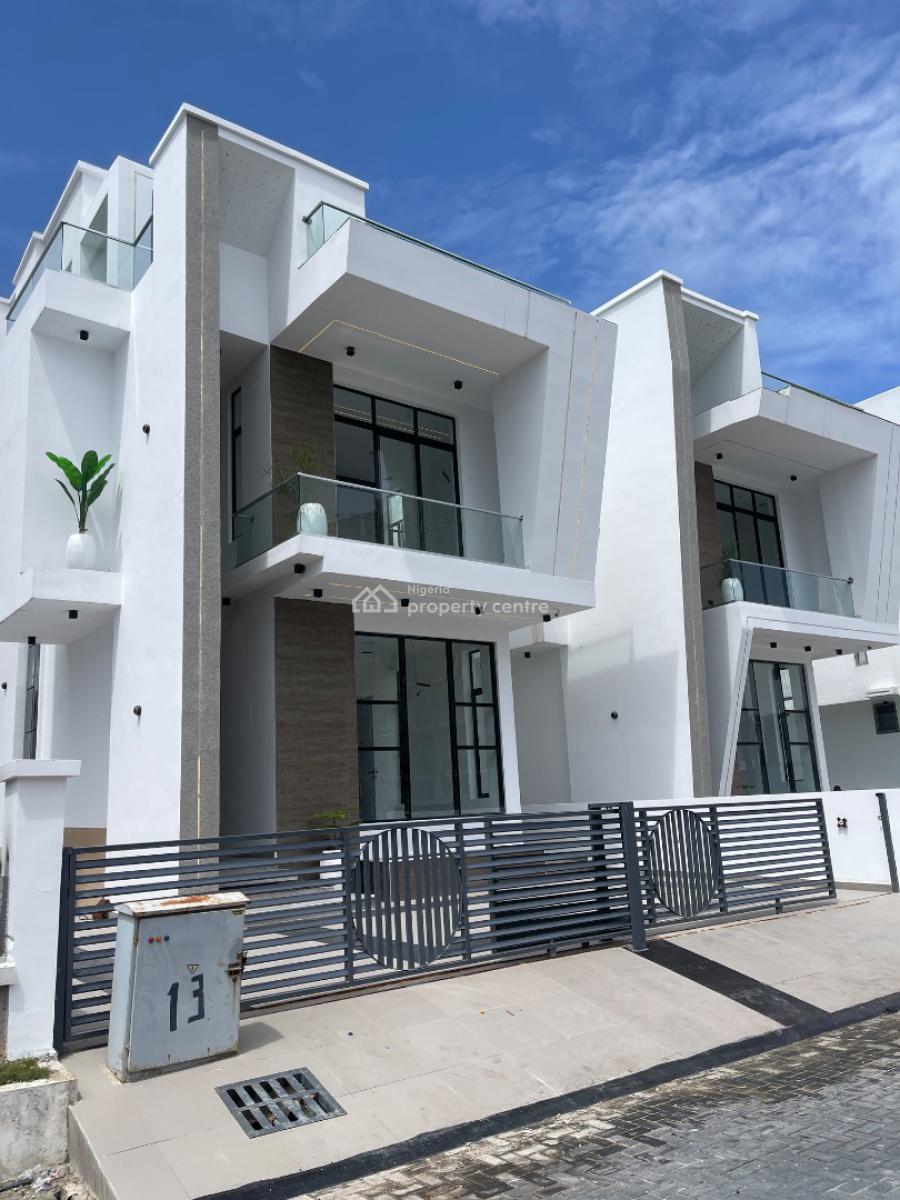 Exquisitely Finished 5 Bedroom Fully Detached with Cinema & Pool, Osapa, Lekki, Lagos, Detached Duplex for Sale