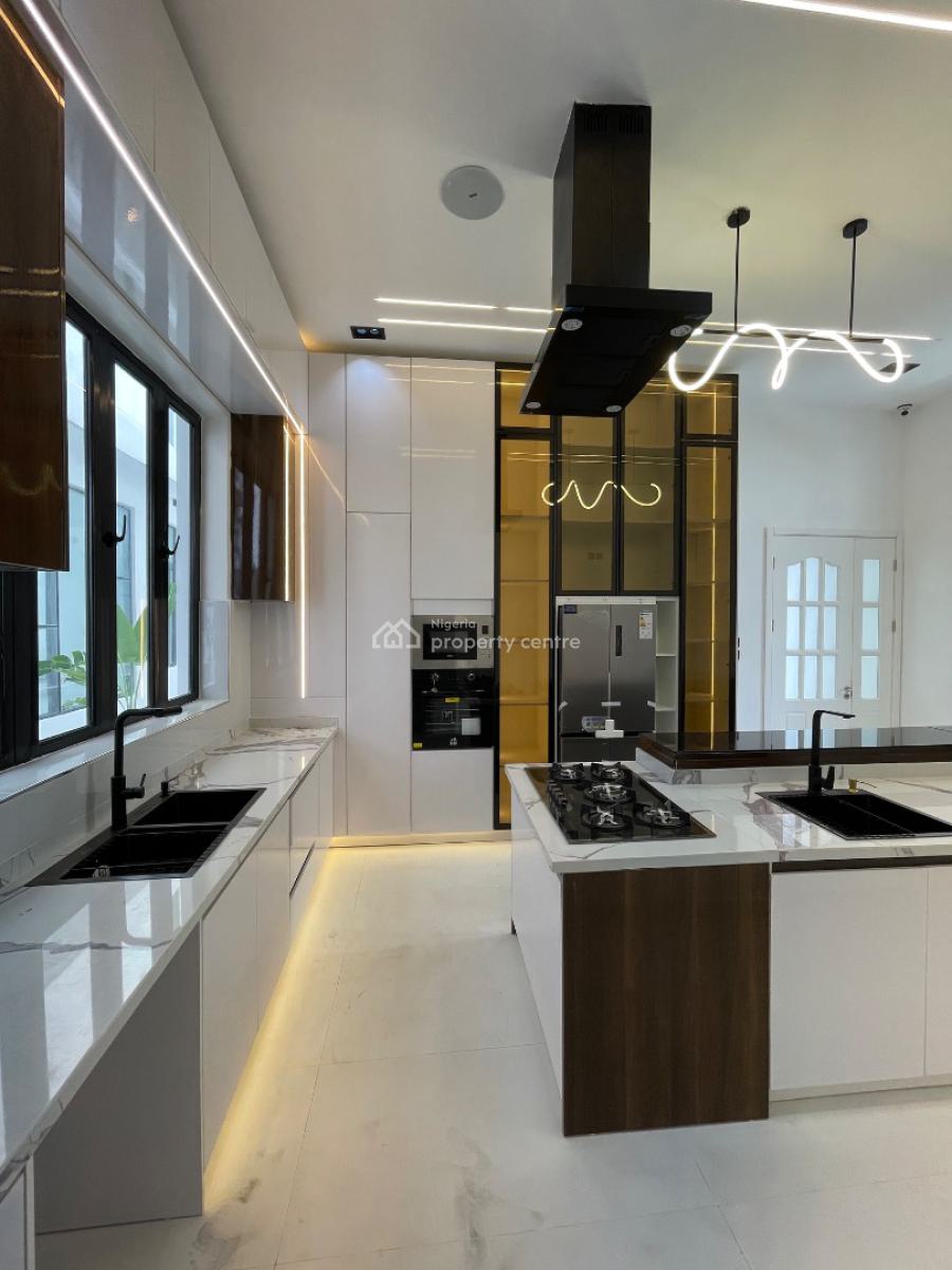 Exquisitely Finished 5 Bedroom Fully Detached with Cinema & Pool, Osapa, Lekki, Lagos, Detached Duplex for Sale