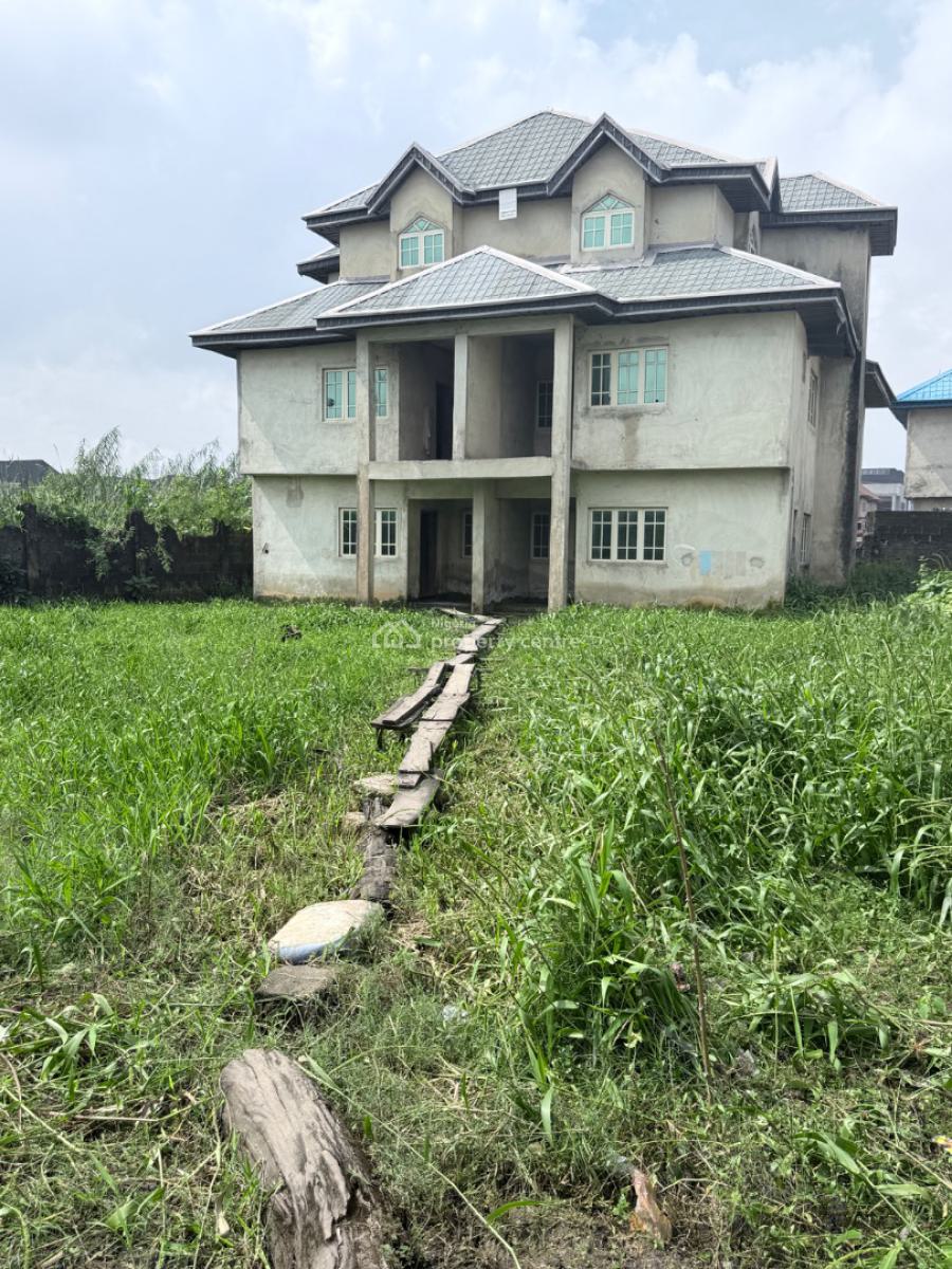670sqm of Land with an Uncompleted Building, Ado Road, Ajah, Lagos, Land for Sale