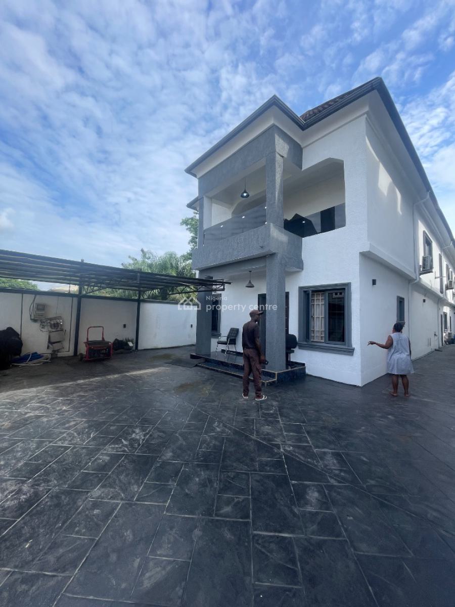 Spacious 5-bedroom Home with 2-room Boys Quarters, Opposite Blenco Supermarket, Sangotedo, Ajah, Lagos, Detached Duplex for Rent