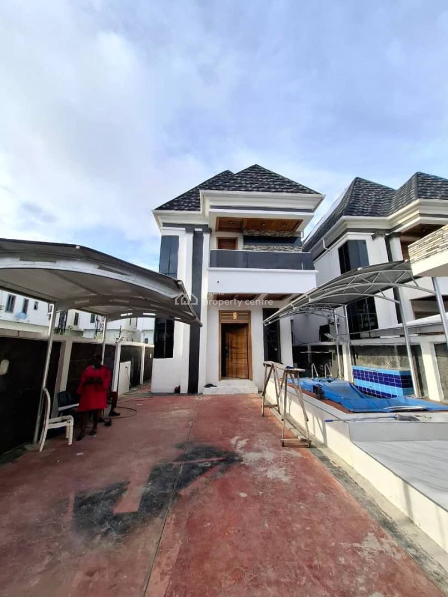 5-bedroom Fully Detached Duplex with a Bq and a Swimming Pool, Orchid Road, Lekki, Lagos, Detached Duplex for Sale